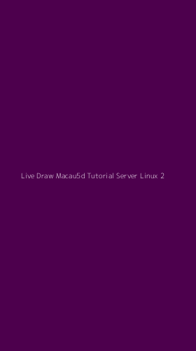 Tampilan Antarmuka Aplikasi Live Draw Macau5d Tutorial Server Linux - 2