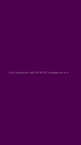Tampilan Antarmuka Aplikasi Live Draw Myanmar Data Sgp Hk Sdy Terlengkap Hari Ini - 4
