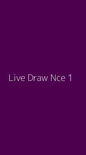 Tampilan Antarmuka Aplikasi Live Draw Nce - 1