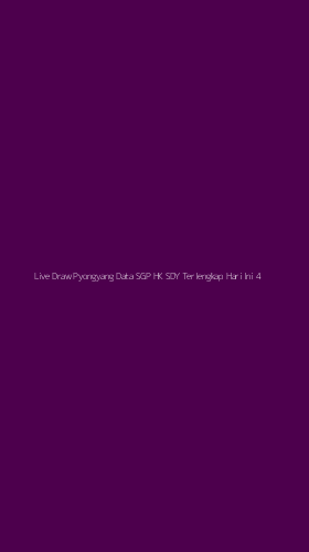 Tampilan Antarmuka Aplikasi Live Draw Pyongyang Data Sgp Hk Sdy Terlengkap Hari Ini - 4