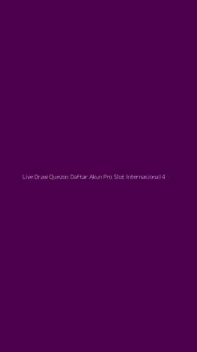 Tampilan Antarmuka Aplikasi Live Draw Quezon Daftar Akun Pro Slot Internasional - 4