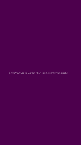 Tampilan Antarmuka Aplikasi Live Draw Sgp45 Daftar Akun Pro Slot Internasional - 3