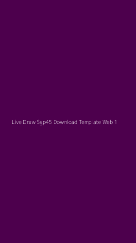 Tampilan Antarmuka Aplikasi Live Draw Sgp45 Download Template Web - 1