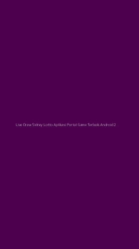 Tampilan Antarmuka Aplikasi Live Draw Sidney Lotto Aplikasi Portal Game Terbaik Android - 2