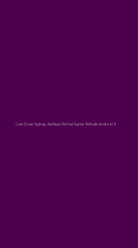 Tampilan Antarmuka Aplikasi Live Draw Sydney Aplikasi Portal Game Terbaik Android - 3