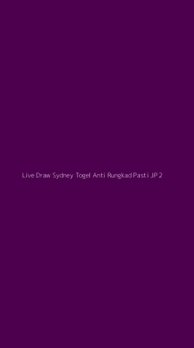 Tampilan Antarmuka Aplikasi Live Draw Sydney Togel Anti Rungkad Pasti Jp - 2