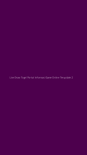 Tampilan Antarmuka Aplikasi Live Draw Togel Portal Informasi Game Online Terupdate - 2