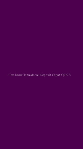 Tampilan Antarmuka Aplikasi Live Draw Toto Macau Deposit Cepat Qris - 3