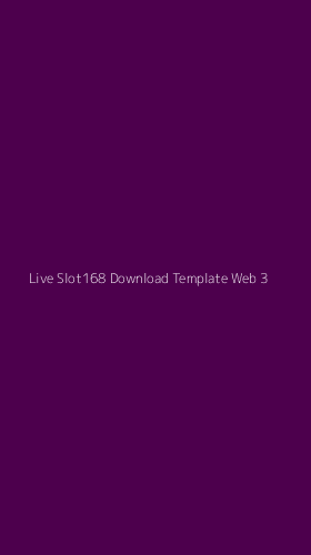 Tampilan Antarmuka Aplikasi Live Slot168 Download Template Web - 3
