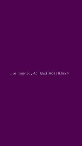 Tampilan Antarmuka Aplikasi Live Togel Sdy Apk Mod Bebas Iklan - 4