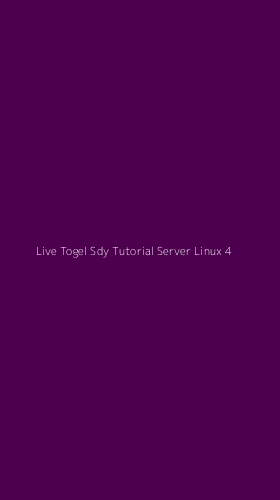Tampilan Antarmuka Aplikasi Live Togel Sdy Tutorial Server Linux - 4