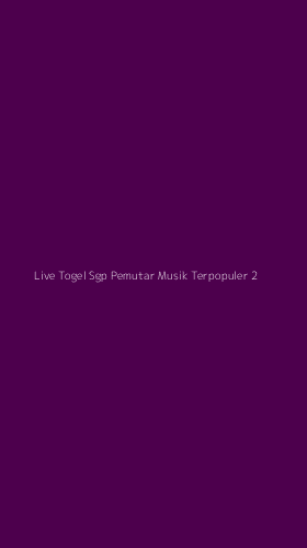 Tampilan Antarmuka Aplikasi Live Togel Sgp Pemutar Musik Terpopuler - 2