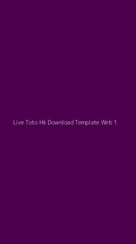Tampilan Antarmuka Aplikasi Live Toto Hk Download Template Web - 1
