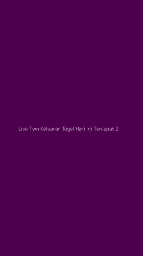 Tampilan Antarmuka Aplikasi Live Twn Keluaran Togel Hari Ini Tercepat - 2
