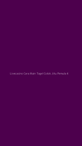 Tampilan Antarmuka Aplikasi Livecasino Cara Main Togel Colok Jitu Pemula - 4