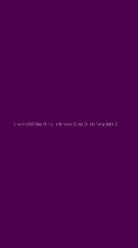 Tampilan Antarmuka Aplikasi Livetoto88 Wap Portal Informasi Game Online Terupdate - 3