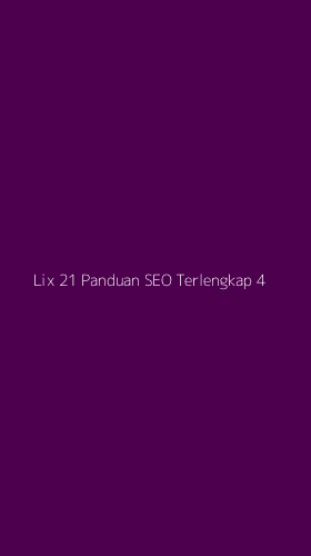 Tampilan Antarmuka Aplikasi Lix 21 Panduan Seo Terlengkap - 4
