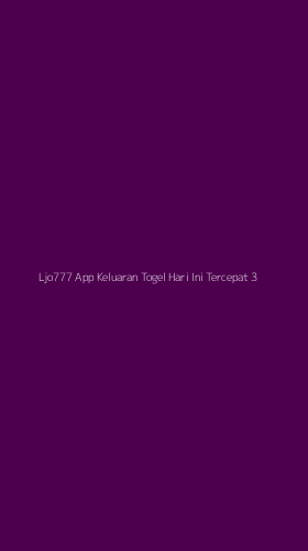 Tampilan Antarmuka Aplikasi Ljo777 App Keluaran Togel Hari Ini Tercepat - 3