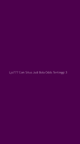 Tampilan Antarmuka Aplikasi Ljo777 Com Situs Judi Bola Odds Tertinggi - 3