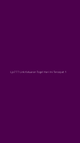 Tampilan Antarmuka Aplikasi Ljo777 Link Keluaran Togel Hari Ini Tercepat - 1