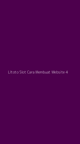 Tampilan Antarmuka Aplikasi Lltoto Slot Cara Membuat Website - 4
