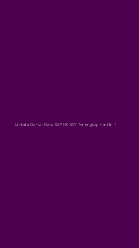 Tampilan Antarmuka Aplikasi Lmtoto Daftar Data Sgp Hk Sdy Terlengkap Hari Ini - 1