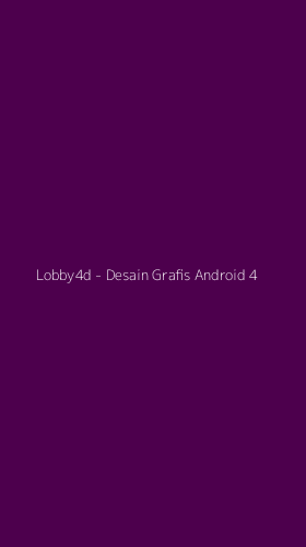 Tampilan Antarmuka Aplikasi Lobby4d - Desain Grafis Android - 4