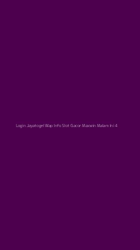 Tampilan Antarmuka Aplikasi Login Jayatogel Wap Info Slot Gacor Maxwin Malam Ini - 4