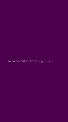 Tampilan Antarmuka Aplikasi Loteri Data Sgp Hk Sdy Terlengkap Hari Ini - 1