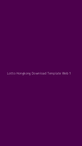 Tampilan Antarmuka Aplikasi Lotto Hongkong Download Template Web - 1