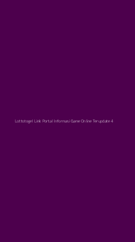 Tampilan Antarmuka Aplikasi Lottotogel Link Portal Informasi Game Online Terupdate - 4