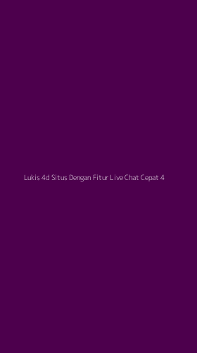 Tampilan Antarmuka Aplikasi Lukis 4d Situs Dengan Fitur Live Chat Cepat - 4