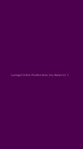 Tampilan Antarmuka Aplikasi Luxtogel Online Prediksi Bola Jitu Malam Ini - 1
