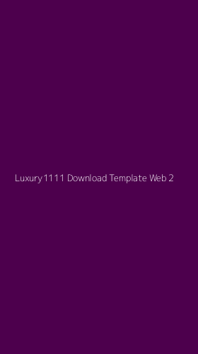 Tampilan Antarmuka Aplikasi Luxury1111 Download Template Web - 2