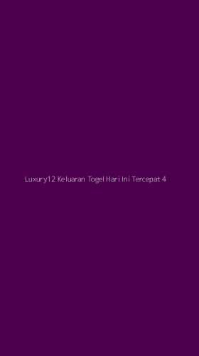 Tampilan Antarmuka Aplikasi Luxury12 Keluaran Togel Hari Ini Tercepat - 4
