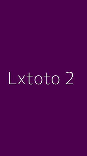Tampilan Antarmuka Aplikasi Lxtoto - 2