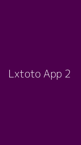 Tampilan Antarmuka Aplikasi Lxtoto App - 2