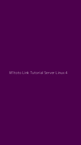 Tampilan Antarmuka Aplikasi M1toto Link Tutorial Server Linux - 4