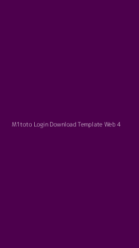 Tampilan Antarmuka Aplikasi M1toto Login Download Template Web - 4