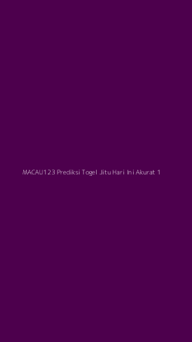 Tampilan Antarmuka Aplikasi Macau123 Prediksi Togel Jitu Hari Ini Akurat - 1