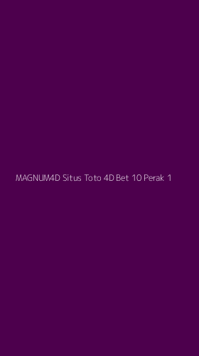 Tampilan Antarmuka Aplikasi Magnum4d Situs Toto 4d Bet 10 Perak - 1
