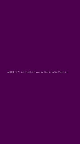 Tampilan Antarmuka Aplikasi Mahir77 Link Daftar Semua Jenis Game Online - 3