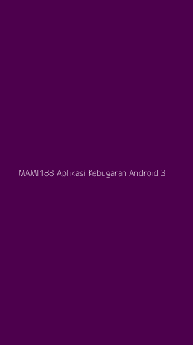 Tampilan Antarmuka Aplikasi Mami188 Aplikasi Kebugaran Android - 3
