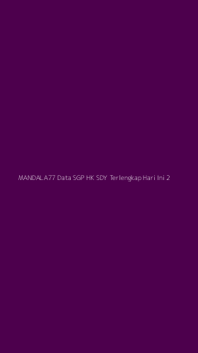 Tampilan Antarmuka Aplikasi Mandala77 Data Sgp Hk Sdy Terlengkap Hari Ini - 2