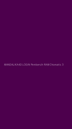 Tampilan Antarmuka Aplikasi Mandalika4d Login Pembersih Ram Otomatis - 3