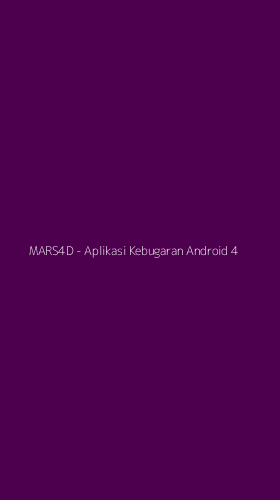Tampilan Antarmuka Aplikasi MARS4D - Aplikasi Kebugaran Android - 4