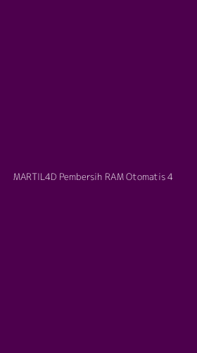 Tampilan Antarmuka Aplikasi Martil4d Pembersih Ram Otomatis - 4