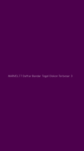 Tampilan Antarmuka Aplikasi Marvel77 Daftar Bandar Togel Diskon Terbesar - 3