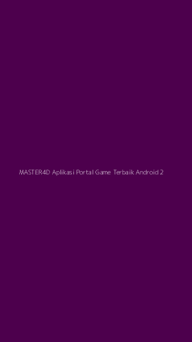 Tampilan Antarmuka Aplikasi Master4d Aplikasi Portal Game Terbaik Android - 2