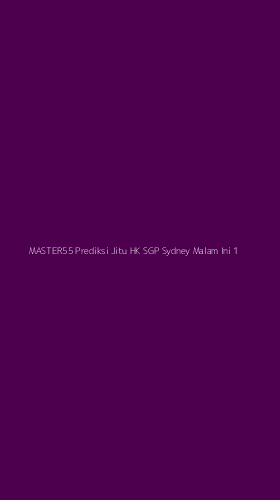 Tampilan Antarmuka Aplikasi Master55 Prediksi Jitu Hk Sgp Sydney Malam Ini - 1